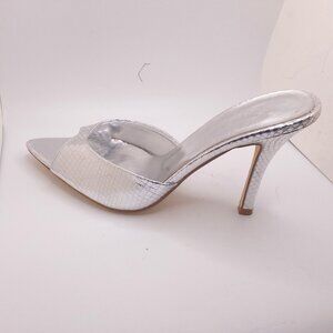 Billini Lila Metallic Snakeskin Embossed Women's Sandal Size 6